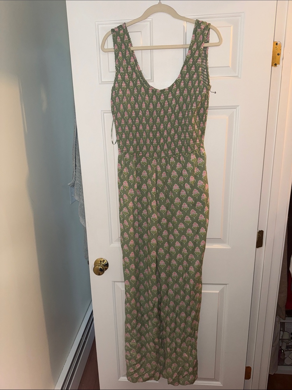 Gorgeous NWOT Block Print Jumpsuit